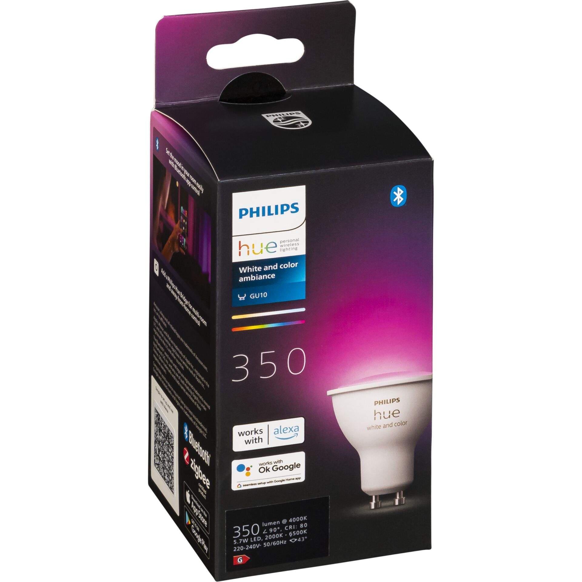 Philips Hue White and Color ambiance GU10 - Smarter Spot - 350