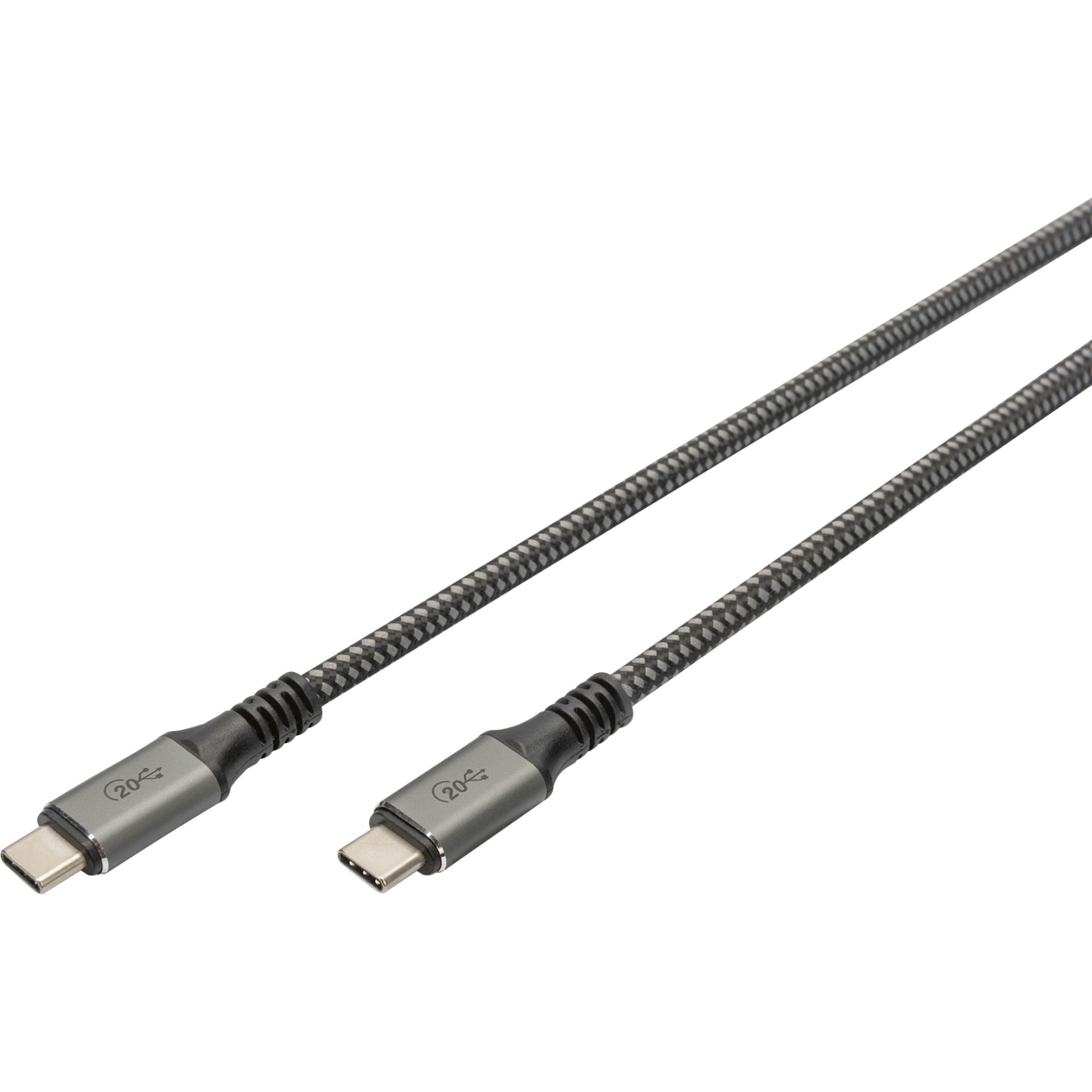 DIGITUS USB 4.0 Typ-C Kabel 3m AL-Geh. PP braid 4K/60Hz PD3.0