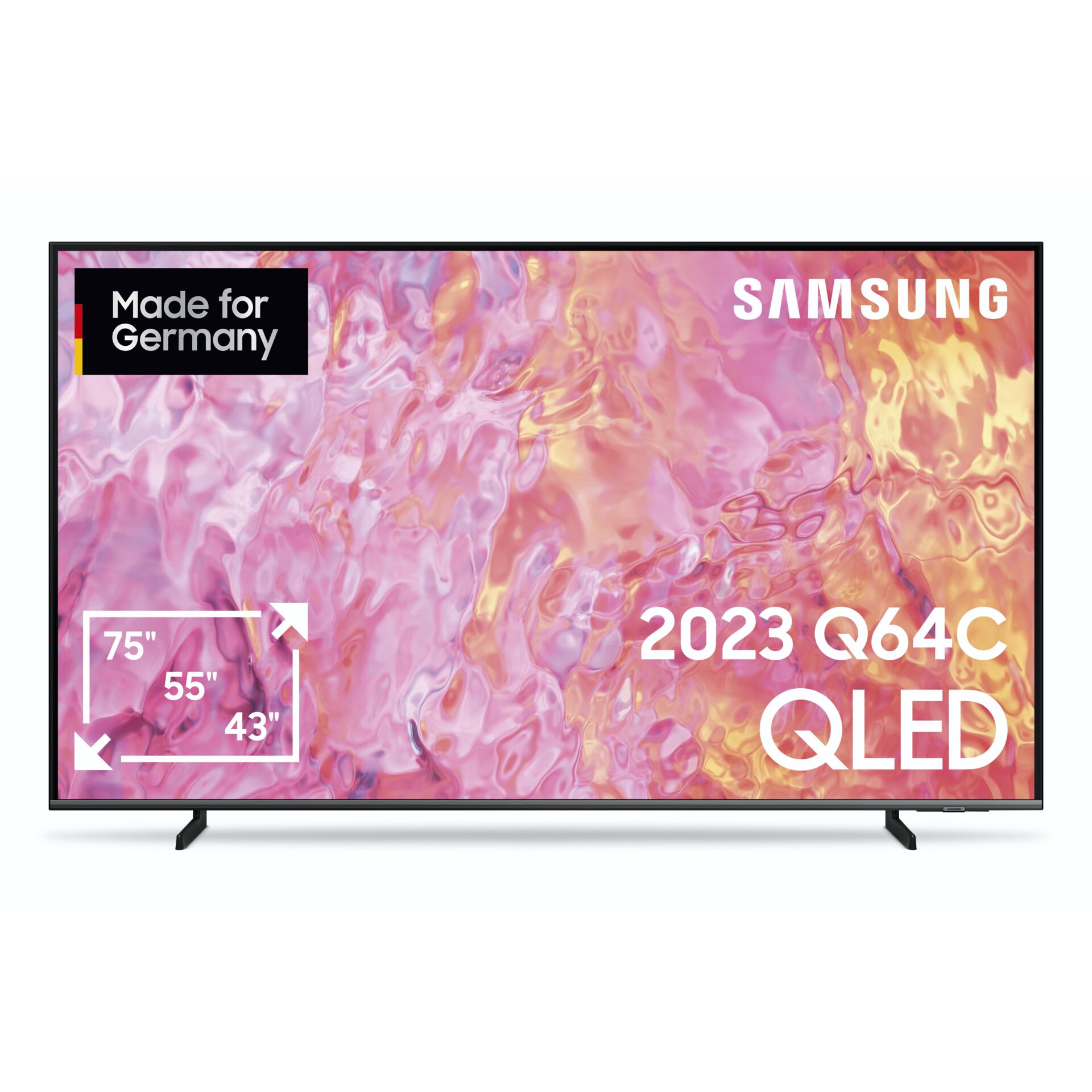 Samsung GQ75Q64CAUXZG Fernseher 190,5 cm (75) 4K Ultra HD Smart-TV WLAN Schwarz
