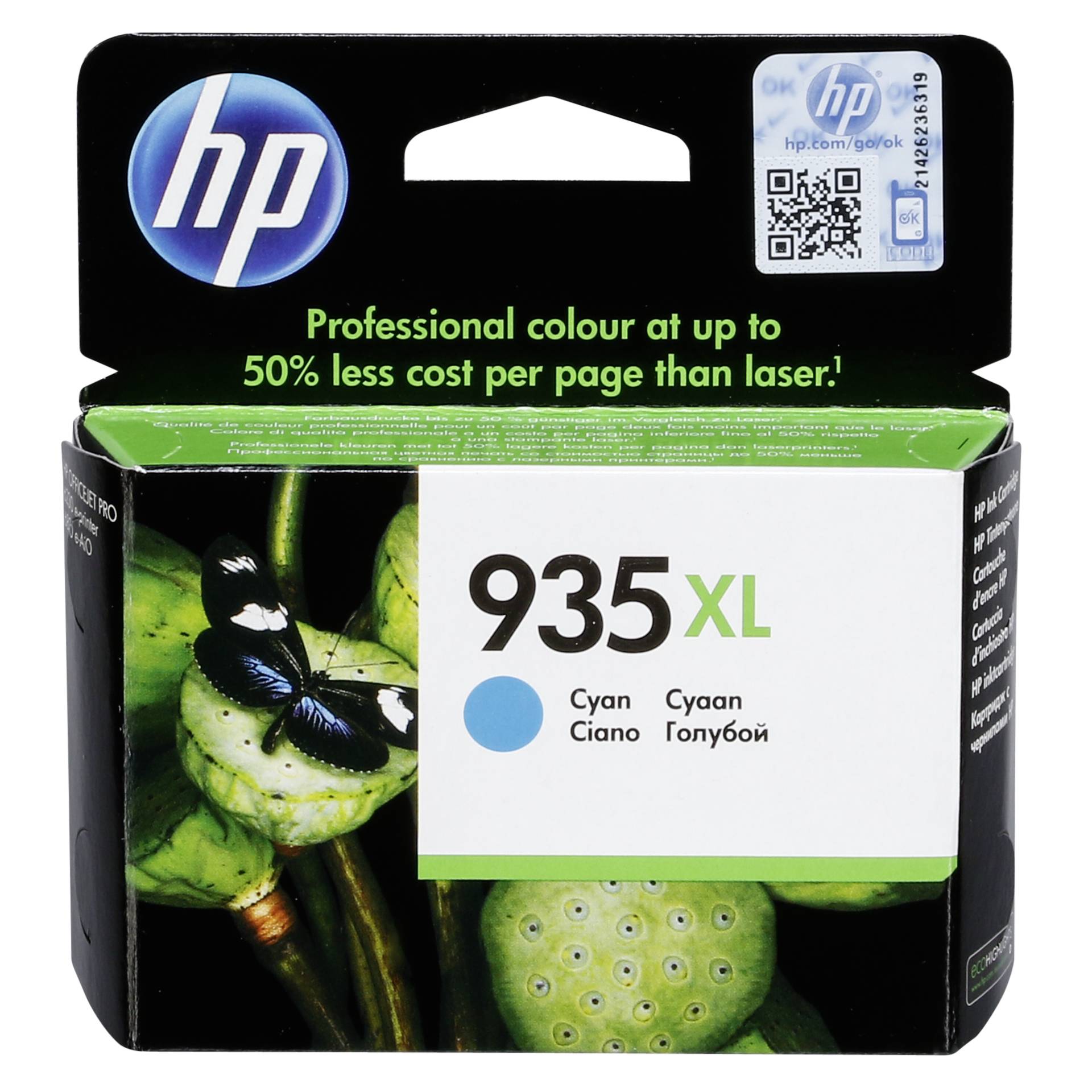 HP Tinte 935 XL cyan Original Kapazität 825 Seiten