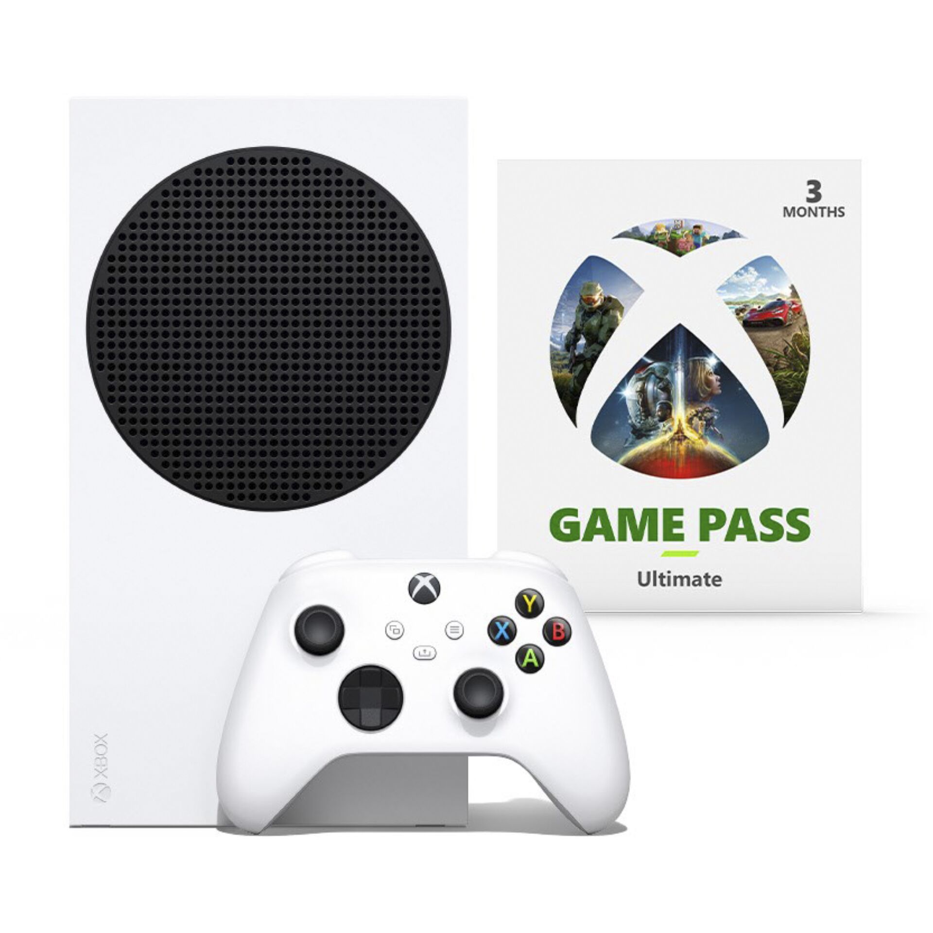 Microsoft Xbox Series S 512 GB + 3 Monatige Game Pass Ultimate Mitgliedschaft
