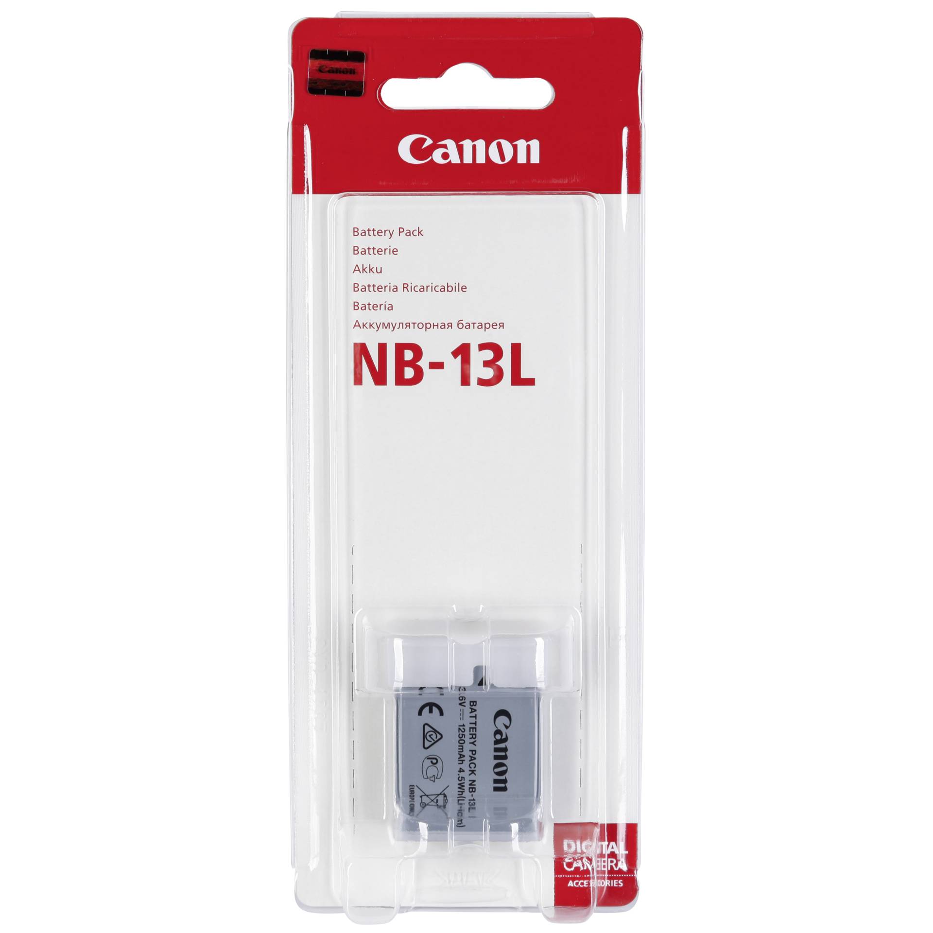 Canon NB-13L, Li-Ionen-Akku 
