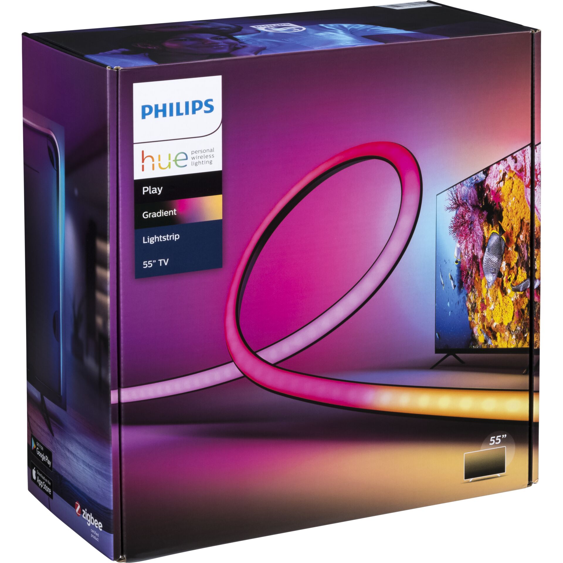 Philips Hue White and Color ambiance TV Play Gradient Lightstrip 55