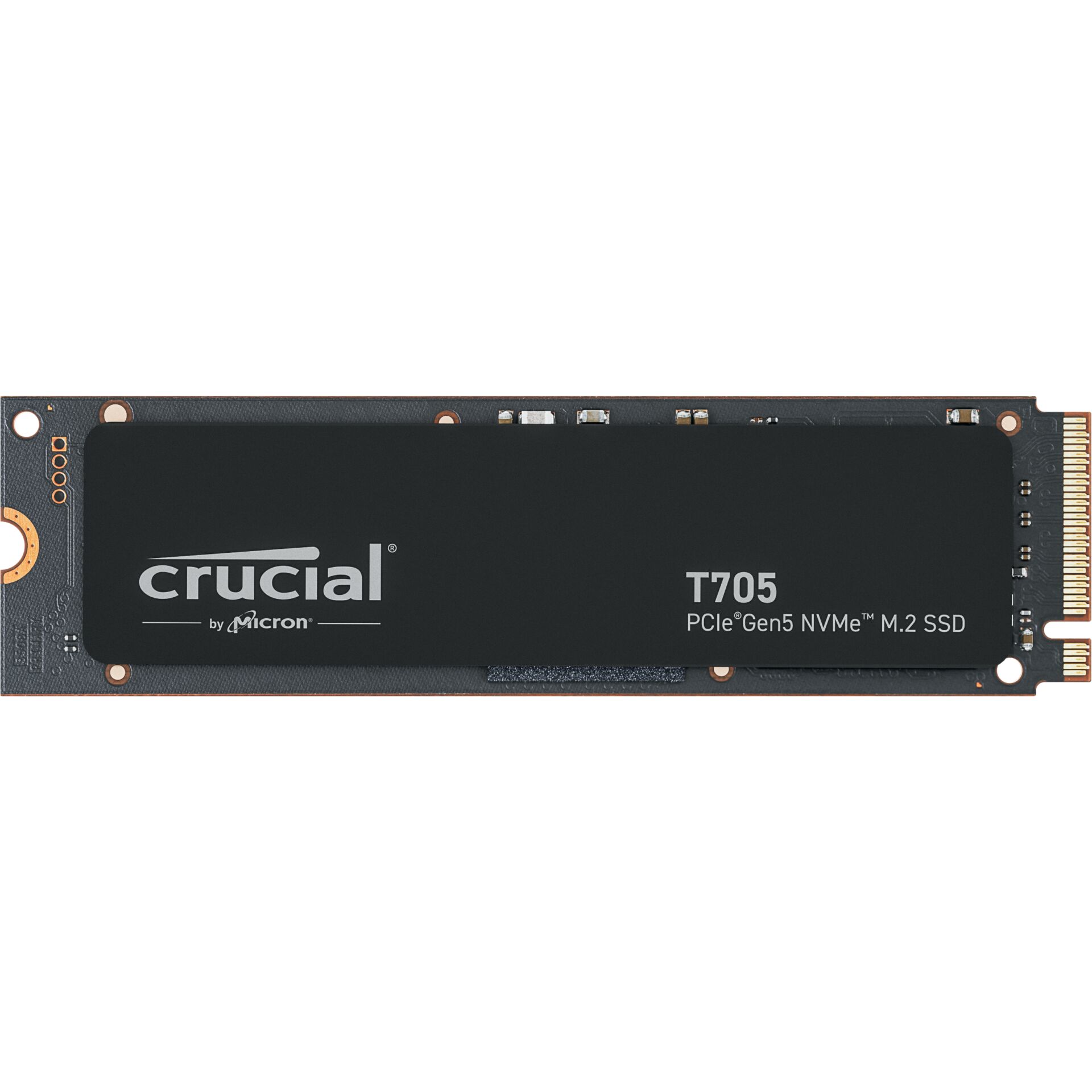 4.0 TB SSD Crucial T705 SSD, M.2/M-Key (PCIe 5.0 x4), lesen: 14100MB/s, schreiben: 12600MB/s SLC-Cached, TBW: 2.4PB