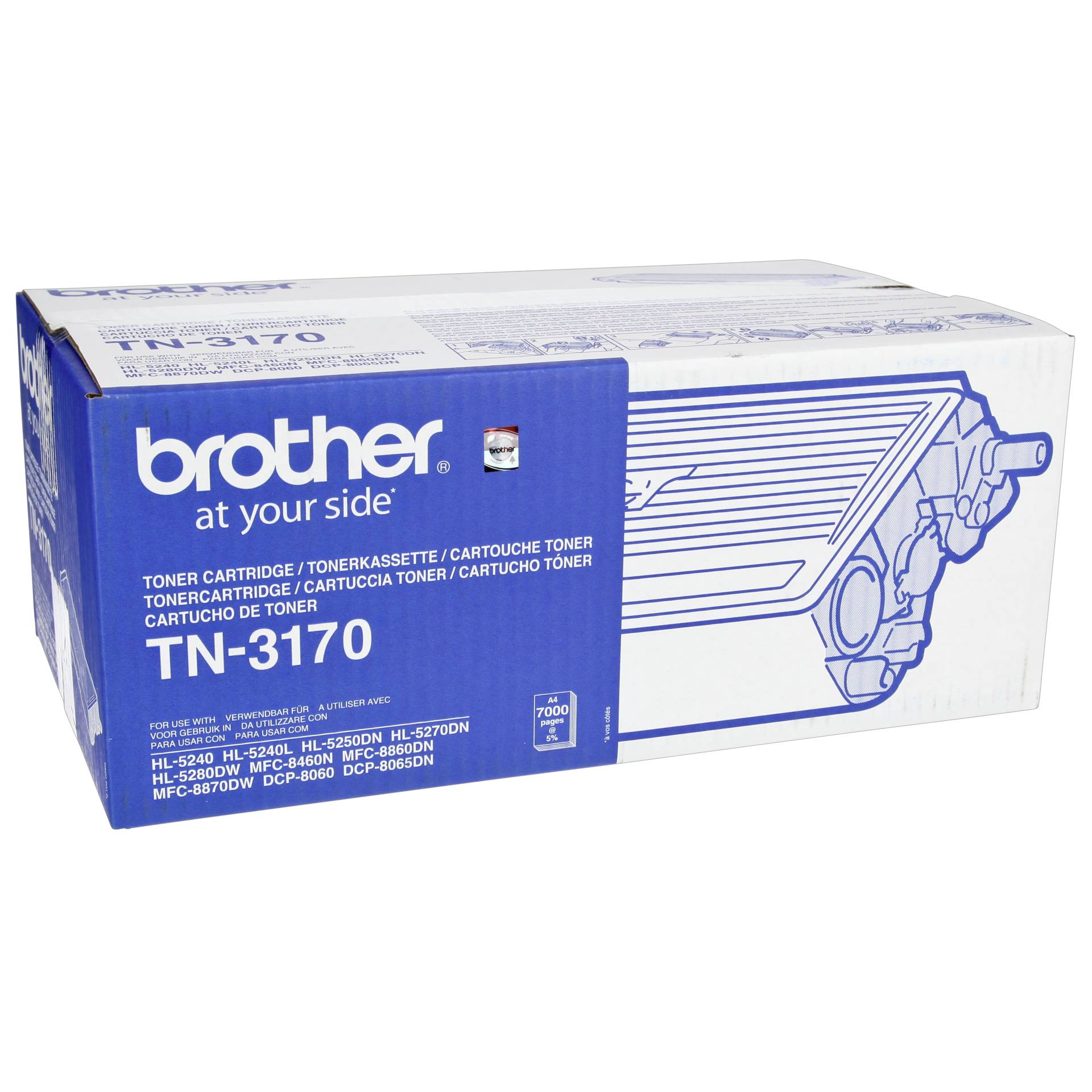 Brother TN-3170 Toner schwarz Original 7000 Seiten