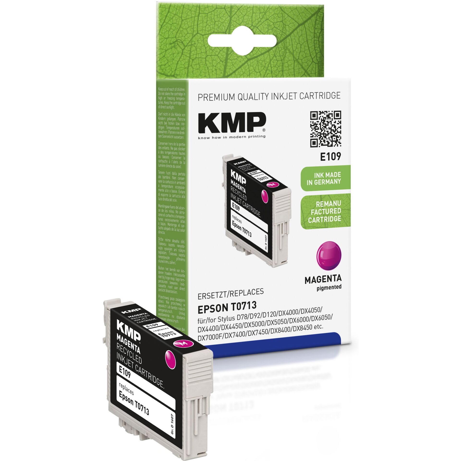 KMP E109 Tintenpatrone magenta kompatibel mit Epson T 071