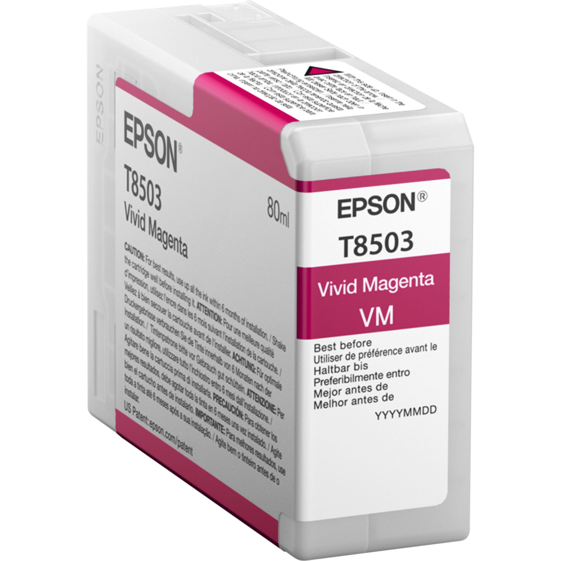 Epson Tintenpatrone viv. magenta T 850 80 ml             T 85030N