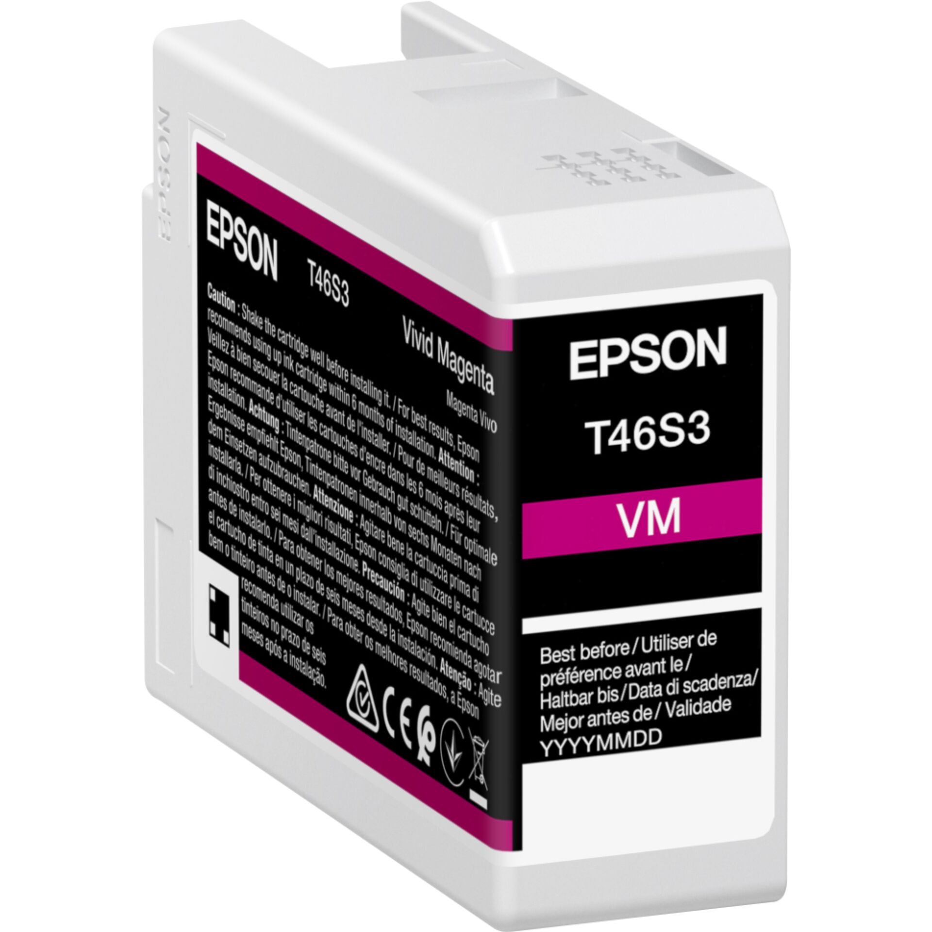 Epson Tintenpatrone viv. magenta T 46S30N 25 ml Ultrachr. Pro 10