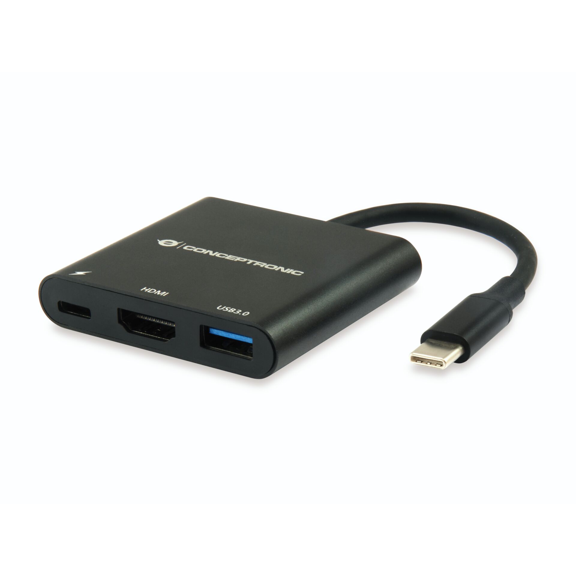 Conceptronic Donn USB-C - HDMI USB 3.2 Gen 1 (3.1 Gen 1) Type-C 5000 Mbit/s Schwarz