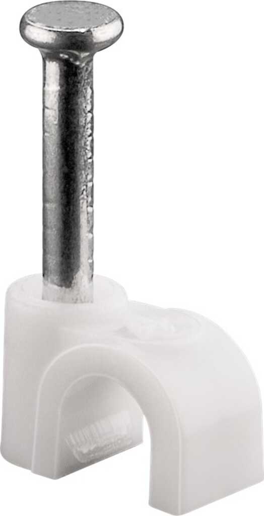 Goobay Kabelschelle 4 mm, weiß Befestigung für Kabel mit Durchmesser bis 4 mm