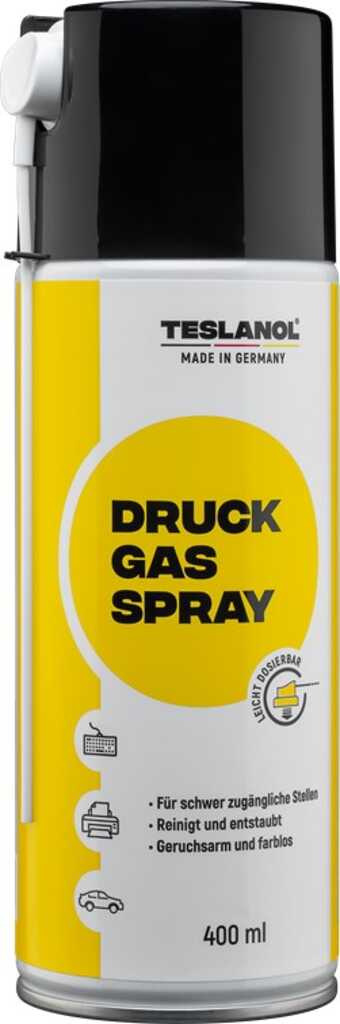 Teslanol Druckgasspray/ Druckluftspray 400 ml Druckluftreiniger