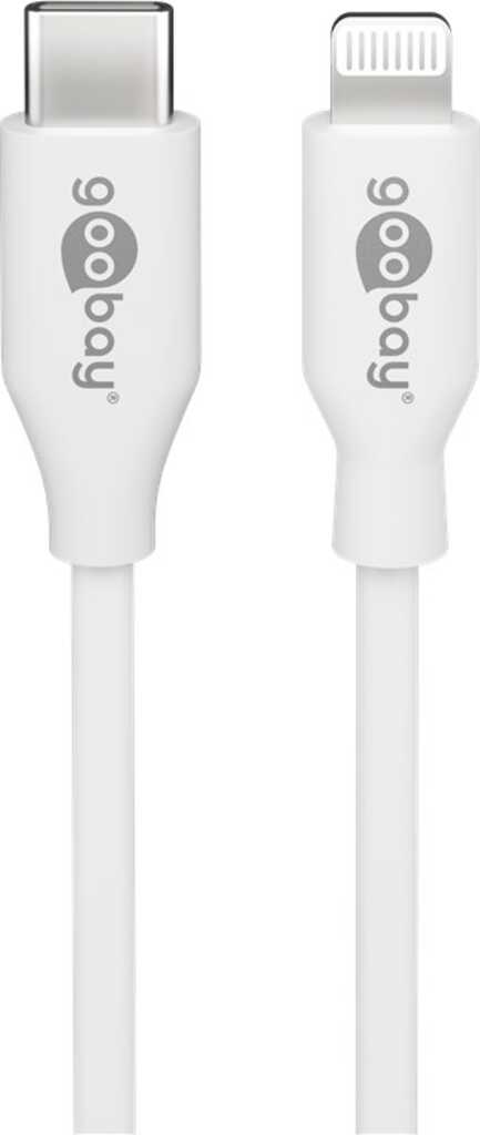2m Lightning - USB-C Lade- und Synchronisationskabel MFi-Kabel für Apple iPhone/iPad Weiß