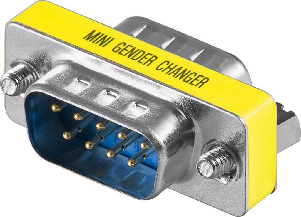 Goobay CAK ADAP D-SUB9 M/M gender changer 9 pin