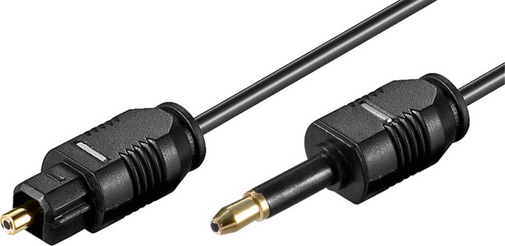 Goobay AVK 224-100 1.0m InfiniBand/fibre optic cable 1 m TOSLINK 3.5mm Schwarz