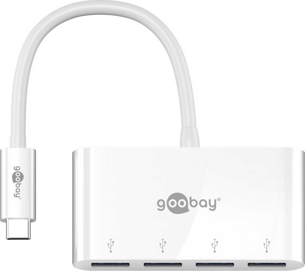 goobay USB-C/ USB 3.1 - 4x USB 3.0 A-Buchse Hub 
