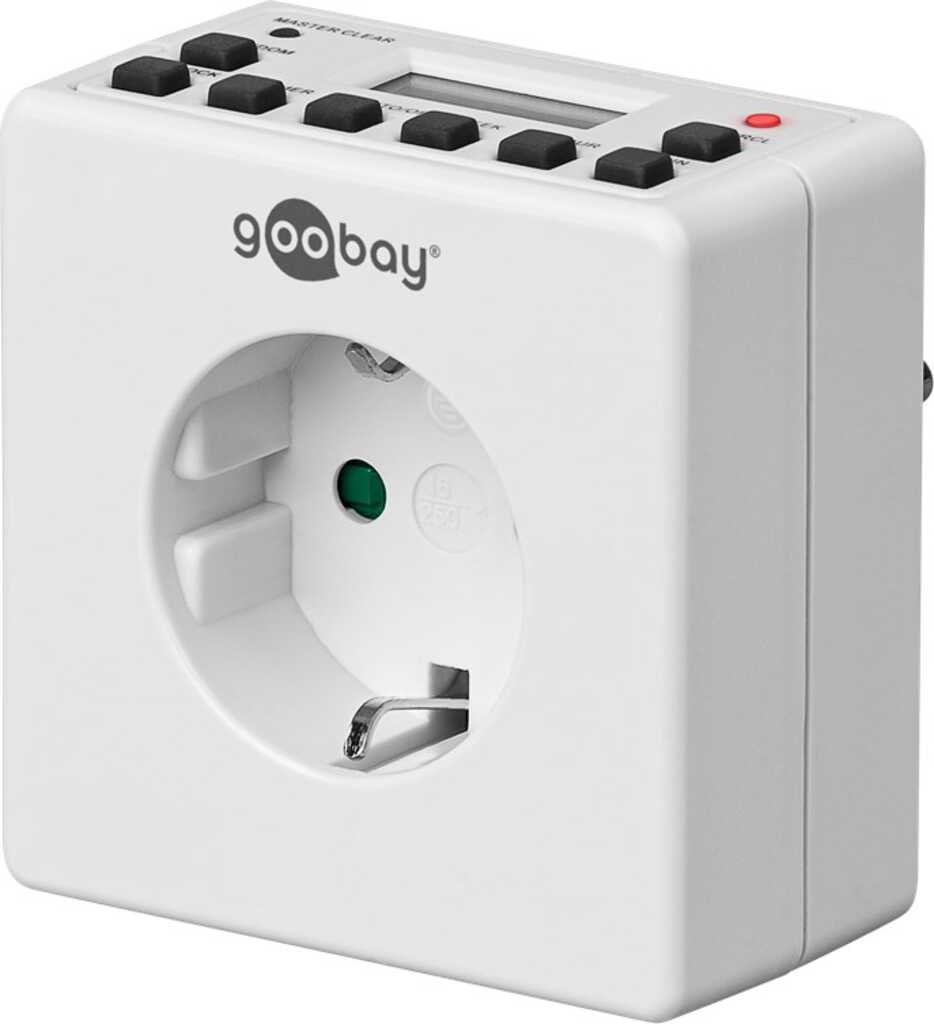 goobay Digitale Tages- und Wochen Zeitschaltuhr