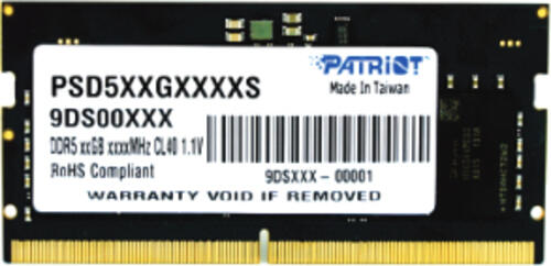 Patriot Memory Signature PSD58G480041S Speichermodul 8 GB 1 x 8 GB DDR5 4800 MHz