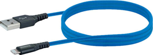Schwaiger LPRO440 501 Handykabel Blau 1,2 m USB A Lightning
