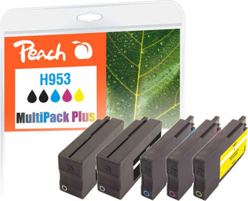 Peach PI300-926 Druckerpatrone 4 Stück(e) Kompatibel Standardertrag Schwarz, Cyan, Magenta, Gelb