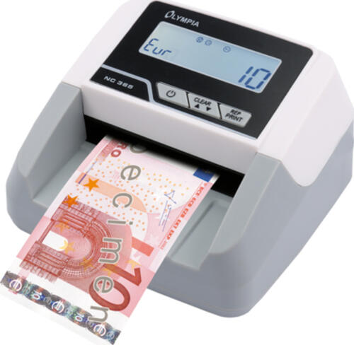 Olympia NC 365 Banknotenzählmaschine Grau