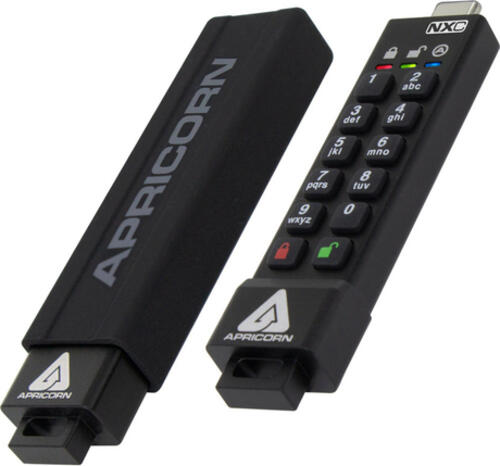 Apricorn Aegis Secure Key 3NXC USB-Stick 256 GB USB Typ-A 3.2 Gen 1 (3.1 Gen 1) Schwarz