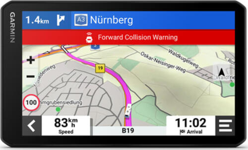 Garmin CamperCam 795 Navigationssystem Fixed 17,8 cm (7) TFT Touchscreen 271 g Schwarz