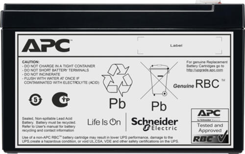 APC Ersatzbatterie Nr. 210, VRLA, 7Ah,