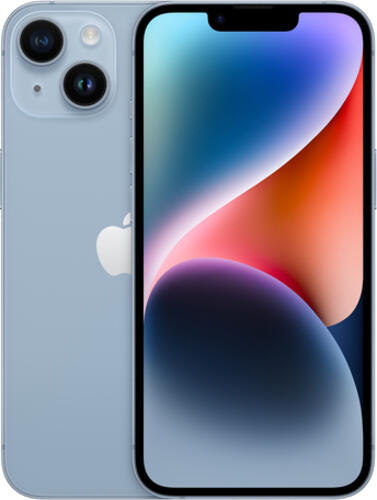 Apple iPhone 14 15,5 cm (6.1) Dual-SIM iOS 17 5G 128 GB Blau