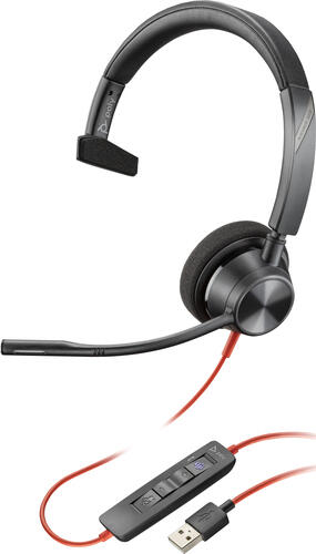 POLY Blackwire 3310 USB-A Headset, für Microsoft Teams zertifiziert