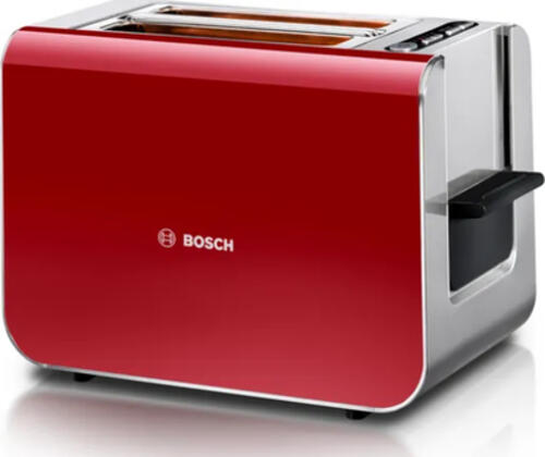 Bosch TAT8614P Toaster 9 2 Scheibe(n) 860 W Rot, Stahl