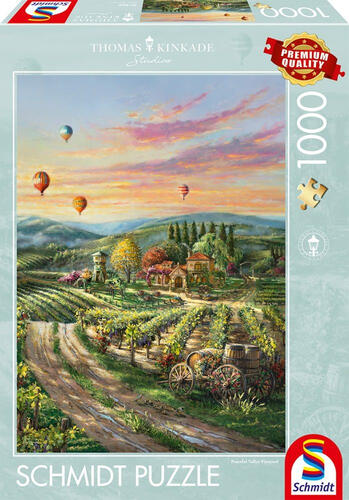 Schmidt Spiele Thomas Kinkade Studios: Peaceful Valley Vineyard Puzzlespiel 1000 Stück(e) Landschaft