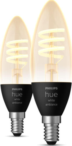 Philips E14 - Filament Lampe Kerzenform Doppelpack - 350