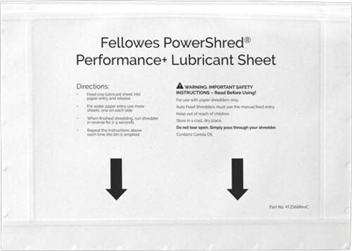 Fellowes POWERSHRED Performance+ Ölblätter 10 Stk.