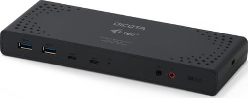DICOTA D31952-CH laptop-dockingstation & portreplikator Kabelgebunden USB Typ-C Schwarz