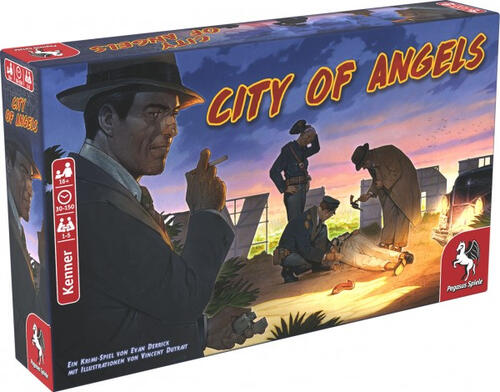 Pegasus Spiele City of Angels Brettspiel Detektiv