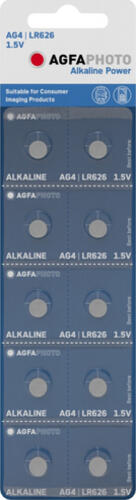 AgfaPhoto 150-805559 Haushaltsbatterie Einwegbatterie LR66 Alkali
