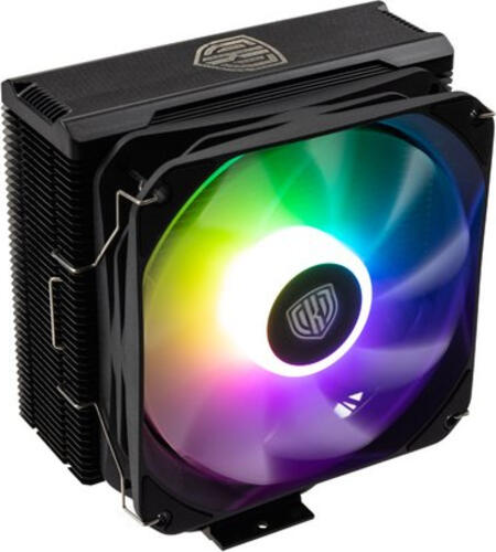Kolink Umbra EX180 ARGB CPU-Lüfter, 1x 120x120x25mm, 800-1800rpm, 125m³/h, 73.56 CFM, 28.6dB(A), 2.12mmH2O, 4.5W