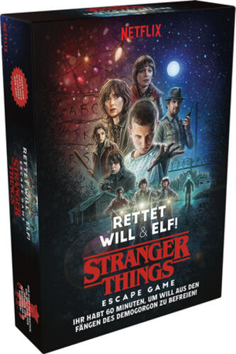 Asmodee Stranger Things: Rettet Will & Elf! 60 min Brettspiel Flucht
