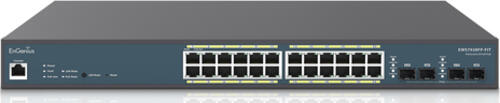 EnGenius EWS7928FP-FIT Netzwerk-Switch Managed L2/L3 Gigabit Ethernet (10/100/1000) Power over Ethernet (PoE) Grau
