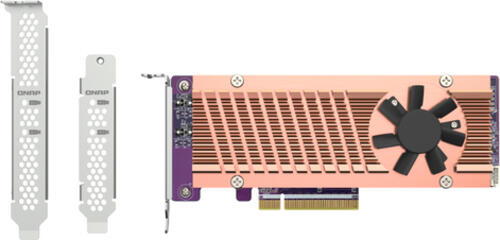 QNAP QM2-2P-384A Schnittstellenkarte/Adapter Eingebaut M.2