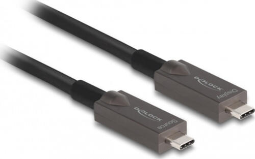 DeLOCK 84144 USB Kabel 3 m USB 3.2 Gen 2 (3.1 Gen 2) USB Typ-C Schwarz