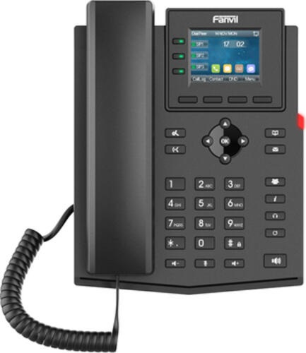 Fanvil X303P IP-Telefon Schwarz 4 Zeilen LCD