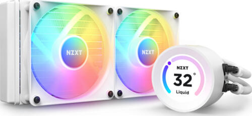 NZXT Kraken Elite 240 RGB Prozessor All-in-One-Flüssigkeitskühler 12 cm Weiß 1 Stück(e)