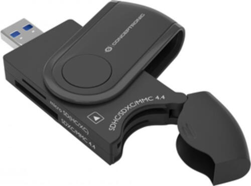 Conceptronic StreamVault BIAN04B Kartenleser USB 3.2 Gen 1 (3.1 Gen 1) Type-A Schwarz