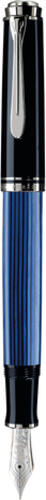 Pelikan M805 Füllfederhalter Integriertes Befüllsystem Schwarz, Blau, Silber 1 Stück(e)