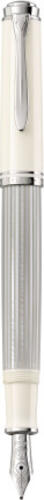 Pelikan Souverän 405 Füllfederhalter Integriertes Befüllsystem Silber, Weiß 1 Stück(e)