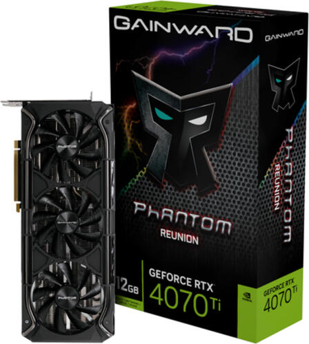 Gainward GeForce RTX 4070 Ti Phantom Reunion NVIDIA GeForce RTX 4070 Ti 12 GB GDDR6X
