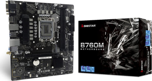 Biostar B760MX2-E D4 Motherboard Intel B760 LGA 1700 micro ATX