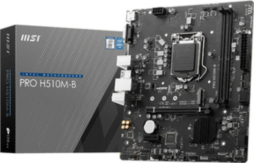 MSI PRO H510M-B Motherboard Intel H470 LGA 1200 (Socket H5) micro ATX