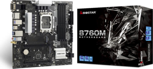 Biostar B760MZ-E PRO Motherboard Intel B760 LGA 1700 micro ATX